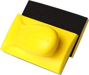 Pexmientas Auto-Karosserie Klett-Schleifpapierhalter Schleifpad Polierwerkzeug PU-Schwamm Handschleifblock - Product Image 1