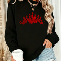 Transfert thermocollant personnalisé en gros avec strass pour vêtements et t-shirts