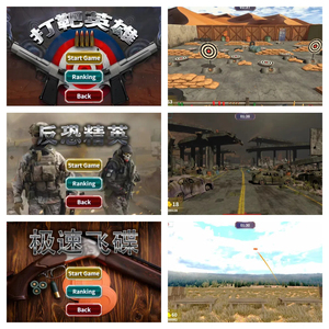 Simulateur de tir VR commercial en intérieur pour adultes, entraînement <span class=keywords><strong>interactif</strong></span> et divertissement, projection murale multi-personnes - Product Image 5