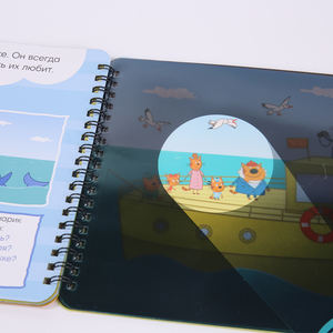 Custom cartonato divertente gioco di ricerca educativo libri di storia con pagine stampate personalizzate per bambini giocattoli età 0-7 Packaging personalizzato - Product Image 2