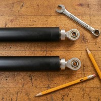 Actionneur linéaire électrique DC24V, moteur linéaire à balais DC, course de 350 mm, charge de 1000 N pour plateforme élévatrice, aimant permanent tubulaire
