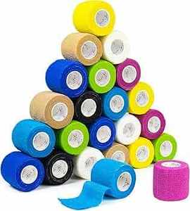 4,5 m kohä siver Verband Selbst klebendes Klebeband Atmungsaktiver Mull wickel für hypo allergenen Sport vorteil - Product Image 2