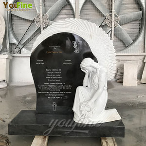 หินแกรนิตหลุมฝังศพรูปนางฟ้า - Product Image 5