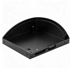 Panneau en tôle noire sur mesure avec trous de fixation et bords pliés pour usage industriel, service de fabrication de tôlerie - Product Image 4