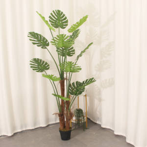 JWS4031 <span class=keywords><strong>Planta</strong></span> Artificial Natural Grande Artificial Monstera <span class=keywords><strong>Planta</strong></span> Ecológica Hoja Verde Decorativa Árbol <span class=keywords><strong>de</strong></span> Plástico <span class=keywords><strong>Planta</strong></span> en Maceta - Product Image 6