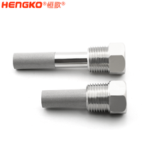 Diffuseur de micro-bulles HENGKO en acier inoxydable fritté, haute performance, pour applications CO2, O2 et ozone