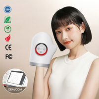 Masseur électrique pour poignets et mains avec compresse chaude, pétrissage des articulations des doigts, pression d'air et fonction musicale