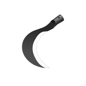 Faucille de tête de lame en acier au manganèse de haute qualité allongée et épaissie avec manche en bois pour l'agriculture - Product Image 1