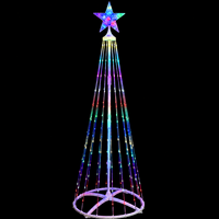 Spectacle de lumière chorégraphié pour arbre de Noël d'intérieur avec écran LED, application et télécommande