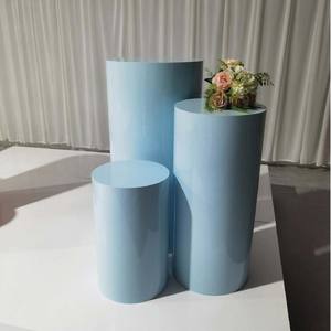 Base de Exhibición Cuadrada de Acrílico Blanco para Decoración de Bodas - Product Image 3