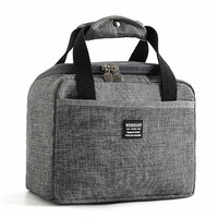 Sac à déjeuner isotherme portable Kingye KY-LB257 en tissu Oxford, imperméable, avec poignée, pour le transport de repas
