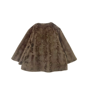 Catena di fornitura in tutto il mondo accogliente e caldo Blazer <span class=keywords><strong>grigio</strong></span> <span class=keywords><strong>cappotto</strong></span> in <span class=keywords><strong>pelliccia</strong></span> sintetica con giacca autunno inverno di moda calda - Product Image 4