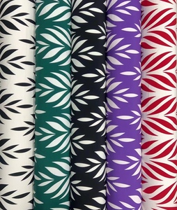Tissu crêpe extensible 4 directions à motif floral tendance, 95% polyester, 5% élasthanne, pour robes et vêtements féminins, en stock - Product Image 4