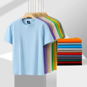 Free Design High Quality 100% Cotton Blank Men's <b>TShirt</b> 180gsm Tee Shirts Regular Round Neck DTF DTG Plus Size T-Shirt - Product Image 1