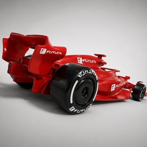 Sculpture réaliste en fibre de verre et résine de voiture de course F1 grandeur nature 1:1, modèle de voiture de Formule 1 de style européen en PRV pour salle d'exposition et centre commercial - Product Image 6