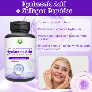 Premium hidrolizado colágeno Softgels vitamina E protección UV hidratación aumentar la salud de la piel suplemento de belleza - Product Image 3