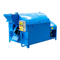 Machine automatique de friture d'arachides en acier inoxydable pour presse à huile - Rôtissoire commerciale à chauffage au gaz - Grande vente