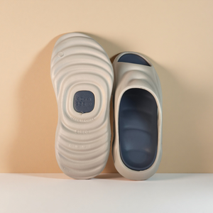 รองเท้าผู้ชายสำหรับฤดูร้อน ฤดูหนาว ฤดูใบไม้ร่วง น้ำหนักเบา แฟชั่นทันสมัย สีสันเข้ากัน ดีไซน์โดดเด่น ทนทาน ผลิตจากโฟม EVA ป้องกันกลิ่นอับ เหมาะสำหรับใส่ลำลอง - Product Image 5