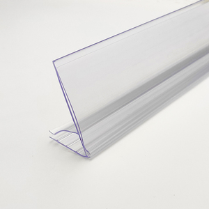 Huasso YZ-14 trong suốt PVC/PET/PC Thân thiện với môi cấp thực phẩm 1000 mét Dễ dàng cài đặt kệ nhựa giá tag chủ siêu thị - Product Image 2