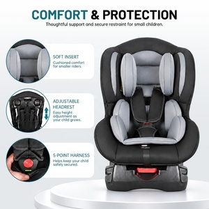 Siège auto pour bébé homologué <span class=keywords><strong>ECE</strong></span> <span class=keywords><strong>R44</strong></span> <span class=keywords><strong>04</strong></span>, siège auto portable pour enfant de 0 à 4 ans, inclinable et réglable pour véhicule - Product Image 4