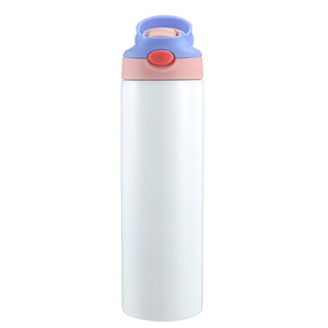 Sublimation Effect 20oz/30oz USA Warehouse Flip Top Straight Tumbler Stainless Steel Blanks Adult Kids Cup for Sublimation - Product Image 6