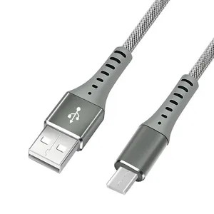 Netz zubehör Nylon geflochtenes USB-C zu USB A 2.4A 3A Typ c Schnell ladekabel 2.0 Typ C c-Typ Daten-USB-Kabel