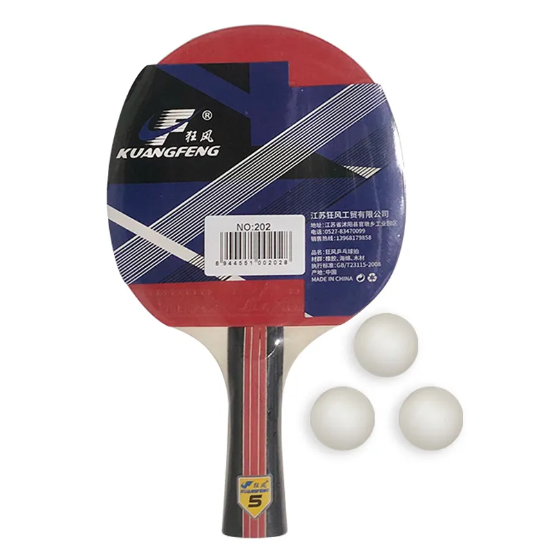 Hot Sale Pingpong Paddle Set Professional Table Tennis Racket Paddles Balls