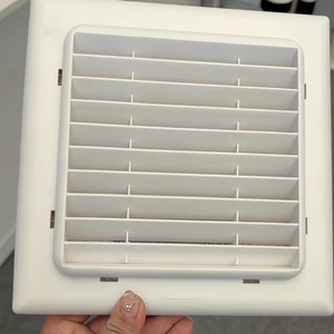 PVC Outdoor <strong>Vent</strong> <strong>Window</strong> Outlet Waterproof Fixed Louver Fresh <strong>Air</strong> <strong>Vent</strong> with Duct Accessory for Gym and Hospital Use - Product Image 3