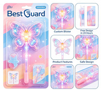 Tarjeta Colgante de PET Reciclable Personalizada, Envoltura Termoformada, Impresión a Todo Color, Tarjeta de Papel, Best Guard WS-C021