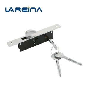 Cerradura <span class=keywords><strong>de</strong></span> Puerta Corredera <span class=keywords><strong>de</strong></span> Embutir 1864, Cerradura <span class=keywords><strong>de</strong></span> Perfil Mico para Puerta Corredera con Marco <span class=keywords><strong>de</strong></span> Aluminio con Llaves Cruzadas para el <span class=keywords><strong>Mercado</strong></span> Indio y Tailandés - Product Image 1