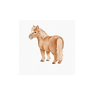 Juego de Vajilla Desechable con Temática de Animales DAMAI, Diseño de Caballos de Dibujos Animados para Fiestas de Cumpleaños Infantiles - Product Image 6