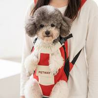 Sac à dos de transport premium pour chiens et chats – Sac de poitrine confortable et mains libres avec design respirant