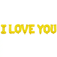 16 pouces je t'aime ballon or argent Rose or saint valentin décor de fête de mariage t'aime ballon saint valentin ballon