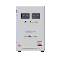 Stabilisateur de tension monophasé 8 kVA SVC AVR TND de type pointeur, personnalisable pour applications résidentielles et commerciales
