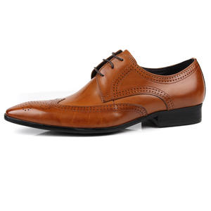 Zapatos Brogue de Cuero Vacuno Genuino con Suela Antideslizante y Comodidad Interior, Zapatos Formales para Hombre - Product Image 5