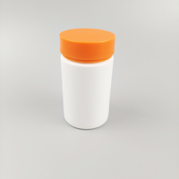 Bouteille de capsule de comprimé HDPE ronde blanche de 150ml avec bouchon et scellant à induction