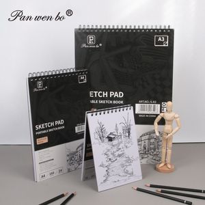 Bloc de <span class=keywords><strong>dessin</strong></span> spirale 8K A3 A4 pour croquis en extérieur, idéal pour étudiants en art, fournitures en gros - Product Image 1
