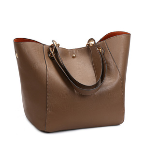 Sac fourre-tout rétro en cuir PU pour femme, style européen et américain, grande taille, fermeture à rabat, usage quotidien, tendance, toutes saisons, logo personnalisé - Product Image 6