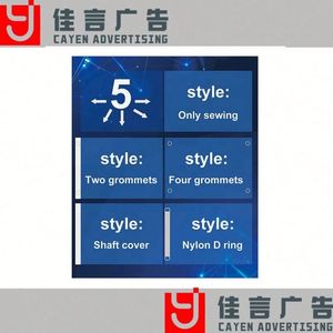 Banderoles et drapeaux d'extérieur personnalisés en polyester et nylon double face de haute qualité, toutes tailles, pour activités extérieures - Product Image 5