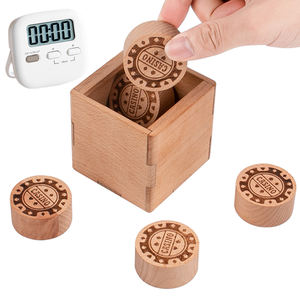 Montessori Seis Chips Cajas De Rompecabezas De Madera DIY Juguete Rompecabezas IQ Juegos Difícil Casse Tete Juegos De Ingenio para Adultos Niños - Product Image 3