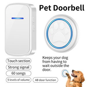 <span class=keywords><strong>Campanello</strong></span> per cani per vasino, <span class=keywords><strong>campanello</strong></span> senza fili per cani da compagnia per andare fuori, pulsante Touch impermeabile - Product Image 2