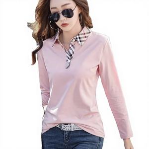 Blusa Deportiva Casual de Manga Larga para Mujer, Corte Regular, Cuello Alto con Cierre, Color Sólido, Modelo M4-441, Nueva Colección Primavera - Product Image 1