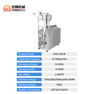 Machine d'emballage automatique de liquides et de pâtes DZD-220JB pour sacs alimentaires, <span class=keywords><strong>crème</strong></span> pour le visage, lotion, écran <span class=keywords><strong>solaire</strong></span>, assurance qualité CE ISO - Product Image 2