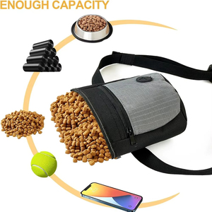 Pochette à friandises pour chien et clicker d'entraînement, version améliorée avec deux fermetures magnétiques pour éviter les déversements - Product Image 4
