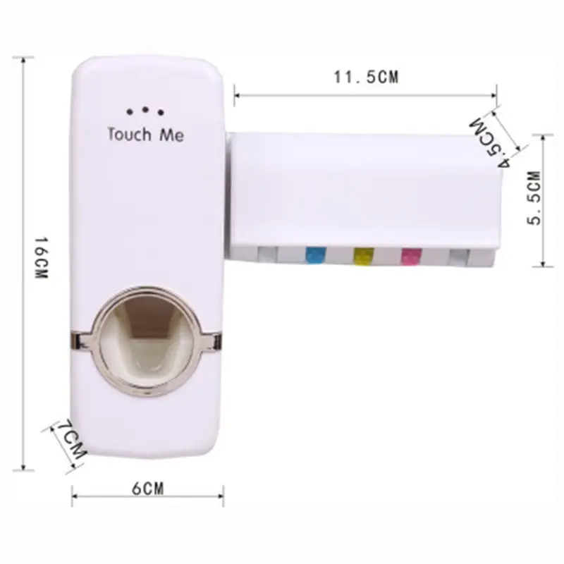 ชุดอุปกรณ์ในห้องน้ำที่ใส่แปรงสีฟันที่ใส่เครื่องจ่ายยาสีฟันแบบอัตโนมัติแปรงสีฟันติดผนังชุดเครื่องมือ L0259