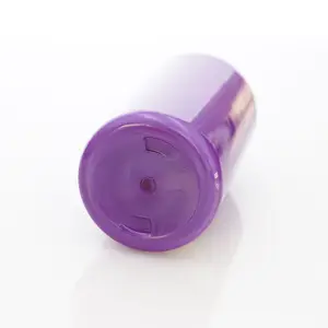 에코 친화적 인 PET 150ml 보라색 라운드 사용자 정의 빈 플라스틱 로션 병 샴푸 및 컨디셔너 병 로션 펌프