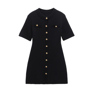 <span class=keywords><strong>Abito</strong></span> in Maglia per Donna - Vestito <span class=keywords><strong>Mini</strong></span> Classico Vintage con Finiture in <span class=keywords><strong>Pizzo</strong></span> |   <span class=keywords><strong>Abito</strong></span> casual autunno inverno - Product Image 6