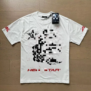 T-shirt da uomo casual alla moda a maniche corte in 100% cotone vintage stampato, <span class=keywords><strong>abbigliamento</strong></span> estivo - Disponibilità immediata - Product Image 1