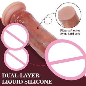 Offre Spéciale <span class=keywords><strong>16cm</strong></span> insérable réaliste gode en Silicone liquide Extra Girthy pénis réaliste avec ventouse pour femmes jouets sexuels pour adultes - Product Image 4