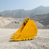 Godet de mine en acier allié haute résistance PC400 PC200 pour excavatrice 40T 20T, godet à roche robuste certifié ISO9001